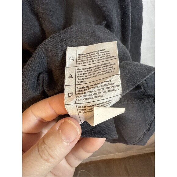 Men’s Carhartt Black Long Sleeve T Shirt Size Large Original Fit Preowned - Picture 10 of 10